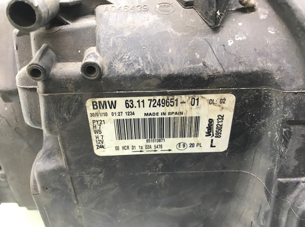 Фара левая бу для BMW 1 E87/E81/E82/E88 2.0 TD,  2009 г.