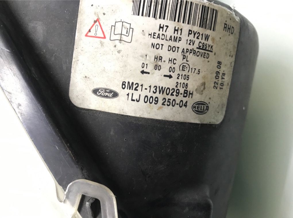 Фара правая бу для Ford S-Max  2.3 i,  2008 г.