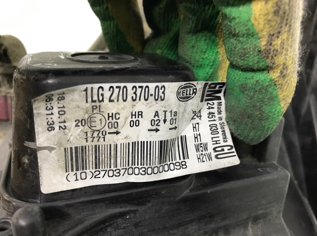 Фара левая бу для Opel Astra H 1.7 CDTi, 2013 г. Фара левая бу для Opel Astra H 1.7 CDTi, 2013 г.