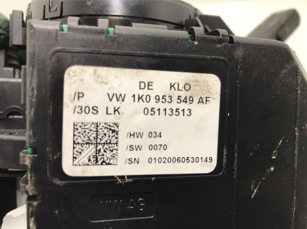 Переключатель подрулевой (стрекоза) бу для Volkswagen Golf 5 1.9 TDi,  2006 г.