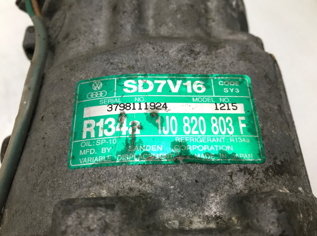 Компрессор кондиционера бу для Audi TT 8N 1.8 Ti,  2006 г.