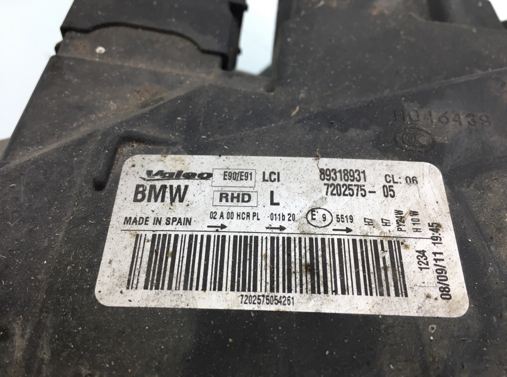 Фара левая бу для BMW 3 E90/E91/E92/E93 2.0 TD,  2011 г.
