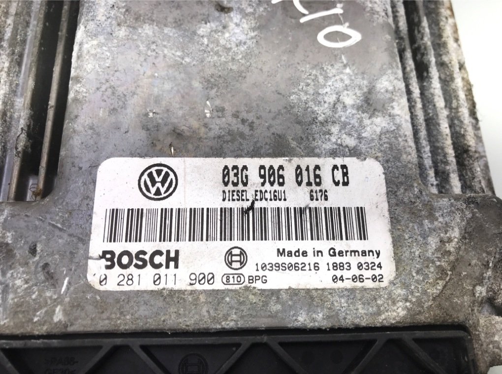 Блок управления двигателем бу для Volkswagen Golf 5 1.9 TDi,  2005 г.