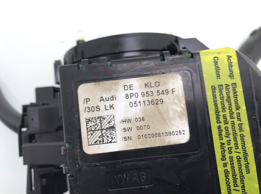 Переключатель подрулевой (стрекоза) бу для Audi A3 8P 2.0 TDi,  2008 г.