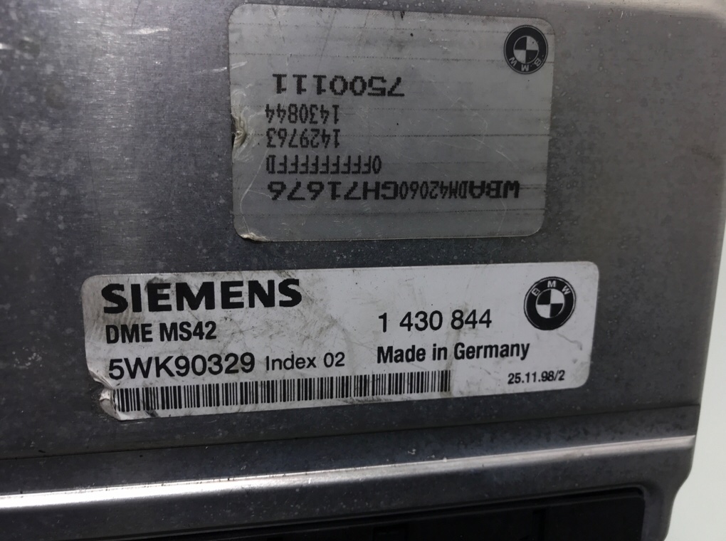 Блок управления двигателем бу для BMW 5 E39 2.5 i,  1999 г.
