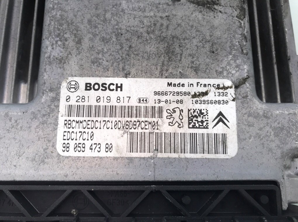 Блок управления двигателем бу для Peugeot 307  2.0 i,  2004 г.