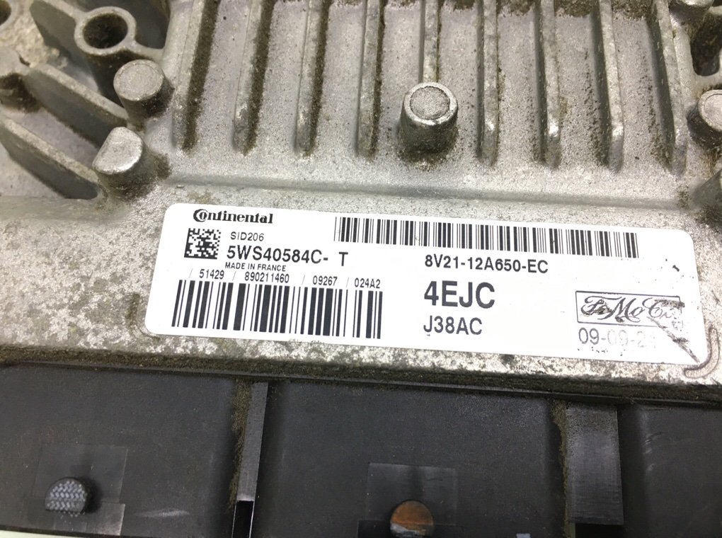 Блок управления двигателем бу для Ford Fiesta 6 1.4 TDCi,  2009 г.