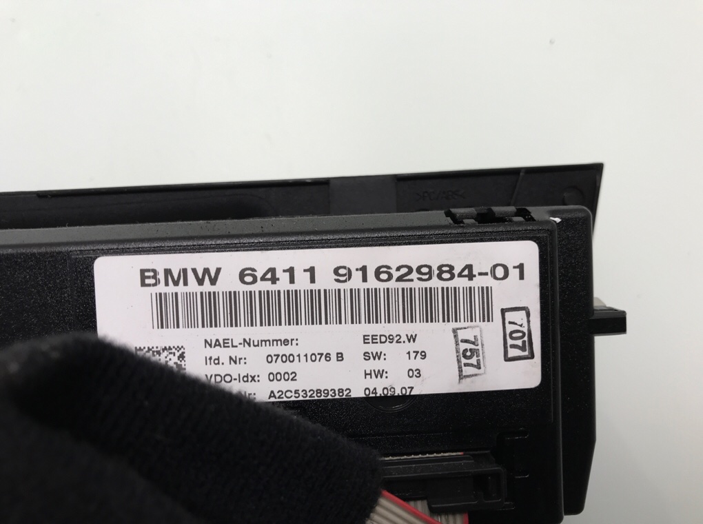 Блок управления печки/климат-контроля бу для BMW 3 E90/E91/E92/E93 2.0 i,  2007 г.