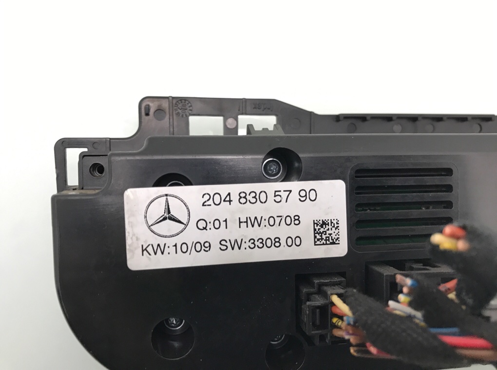 Блок управления печки/климат-контроля бу для Mercedes C W204 3.0 CDI,  2009 г.