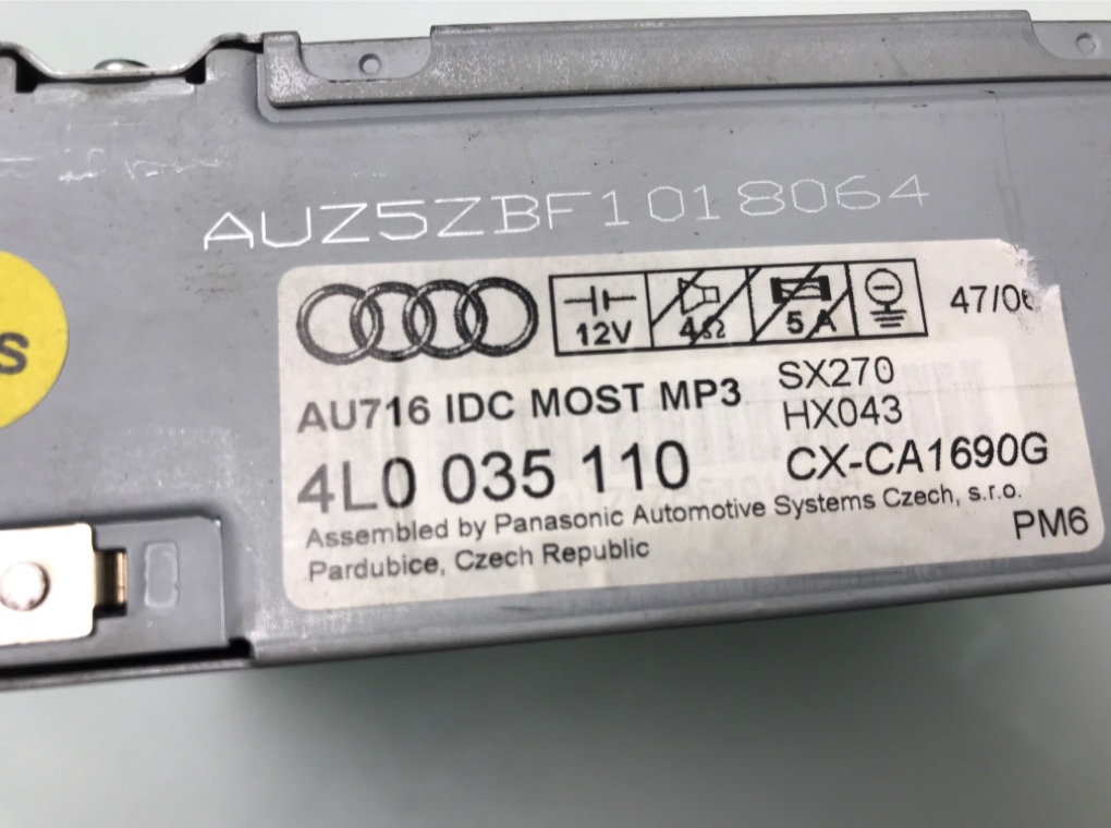 CD-чейнджер бу для Audi Q7  3.0 TDi,  2006 г.