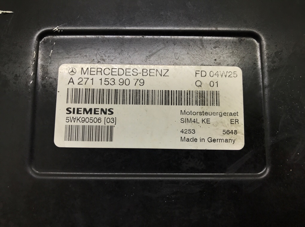 Блок управления двигателем бу для Mercedes C W203 1.8 i,  2005 г.