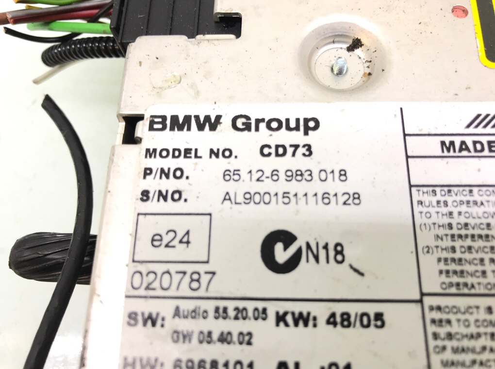 Магнитола бу для BMW 3 E90/E91/E92/E93 2.0 TD,  2006 г.