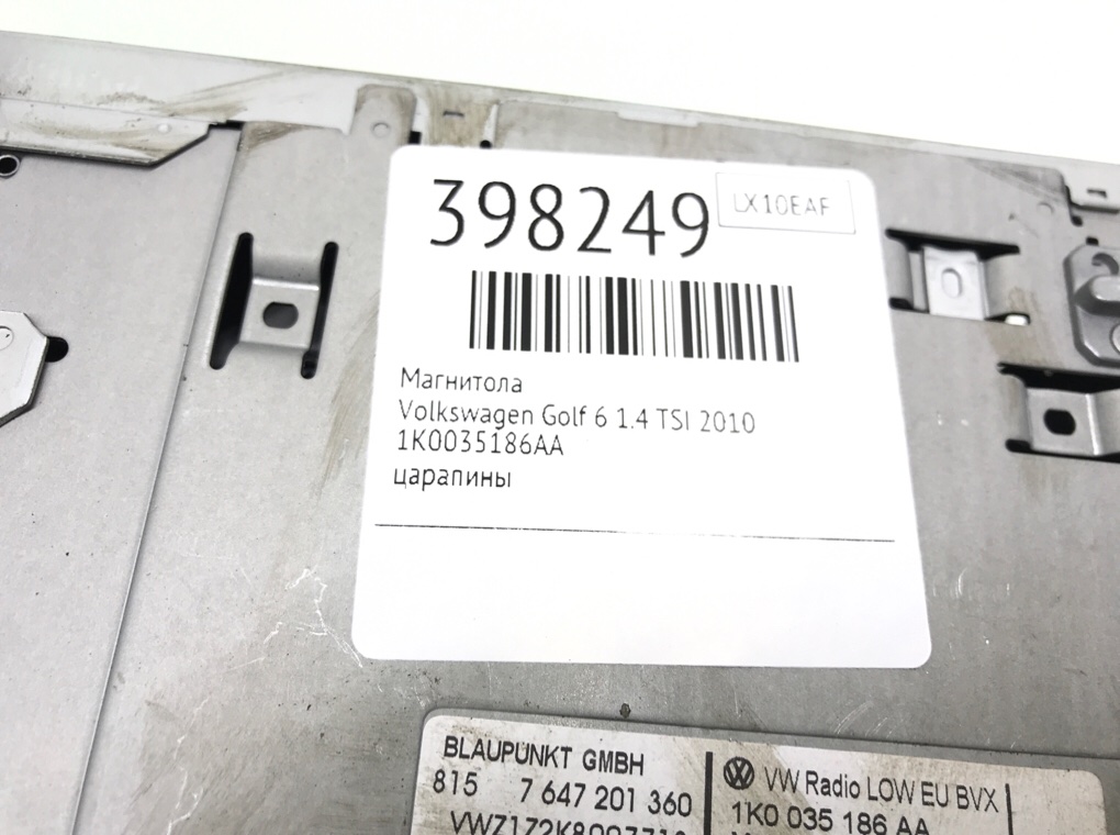 Магнитола бу для Volkswagen Golf 6 1.4 TSI,  2010 г.