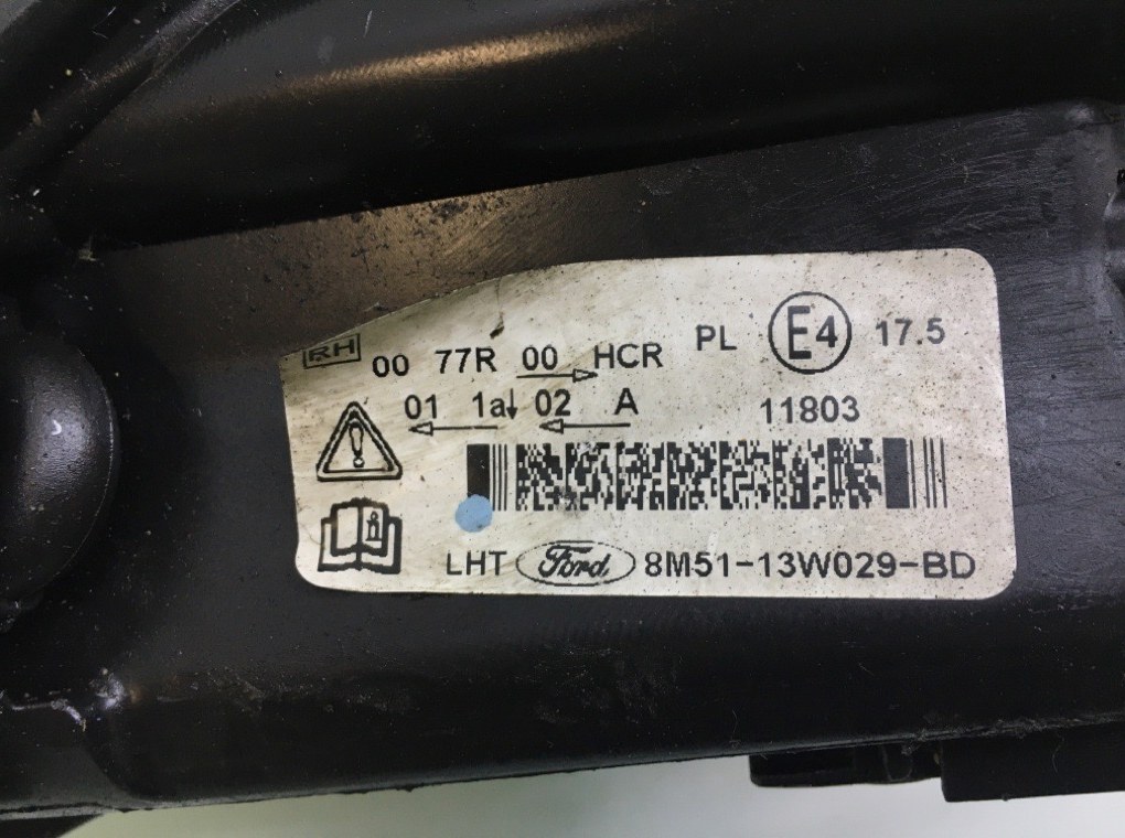 Фара правая бу для Ford Focus 2 1.6 i,  2008 г.