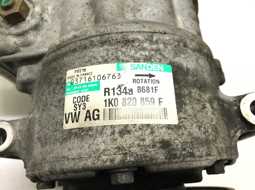 Компрессор кондиционера бу для Seat Altea  1.9 TDi,  2007 г.