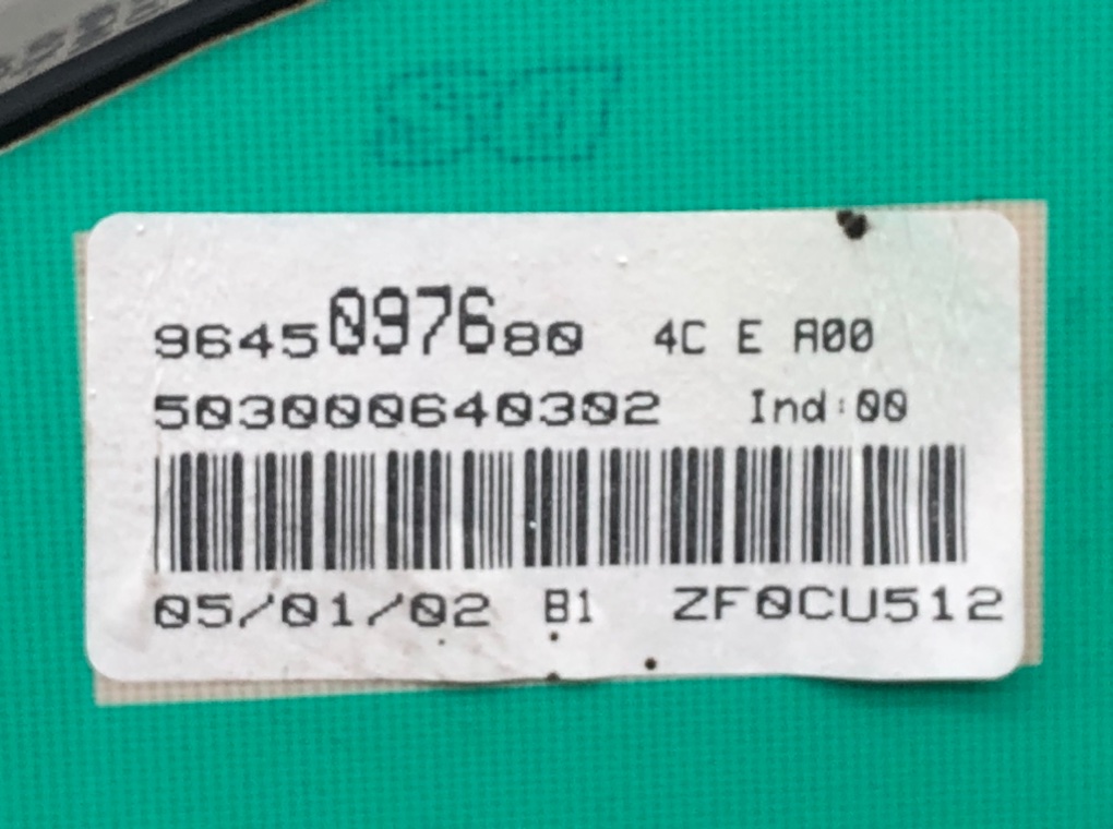 Щиток приборов (приборная панель) бу для Peugeot 206  1.4 i,  2002 г.