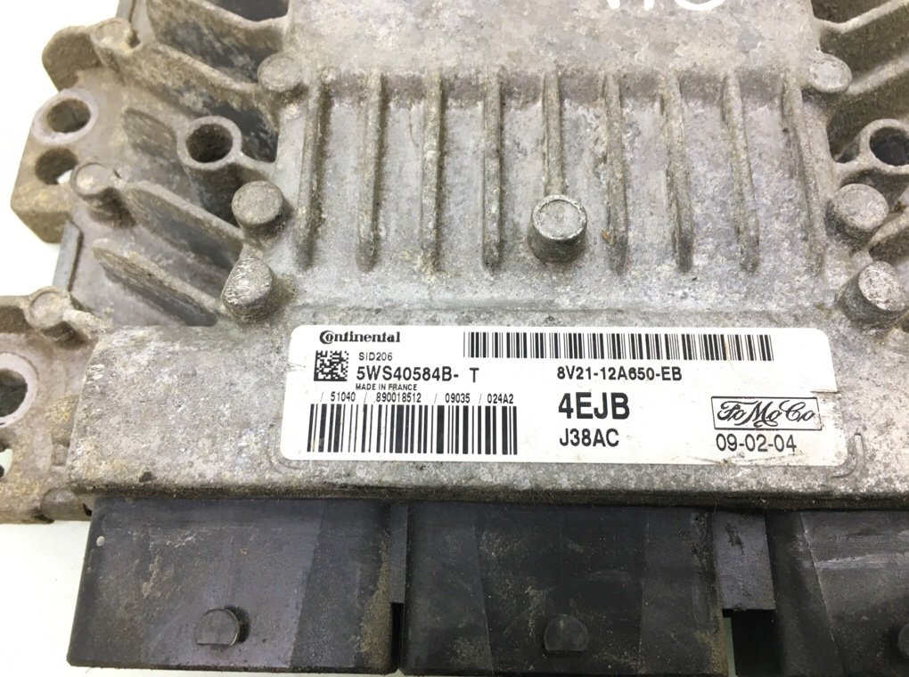 Блок управления двигателем бу для Ford Fiesta 6 1.4 TDCi,  2009 г.