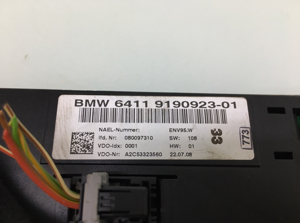Блок управления печки/климат-контроля бу для BMW 3 E90/E91/E92/E93 2.0 TD,  2008 г.
