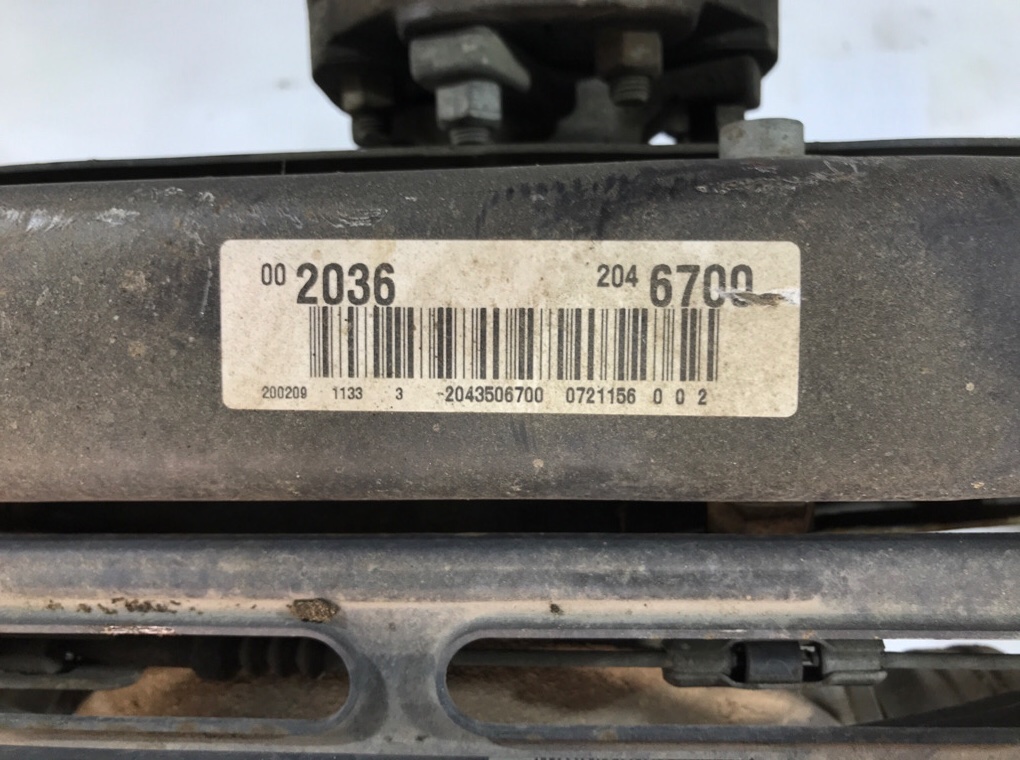 Балка подвески задняя бу для Mercedes C W204 3.0 CDI,  2009 г.