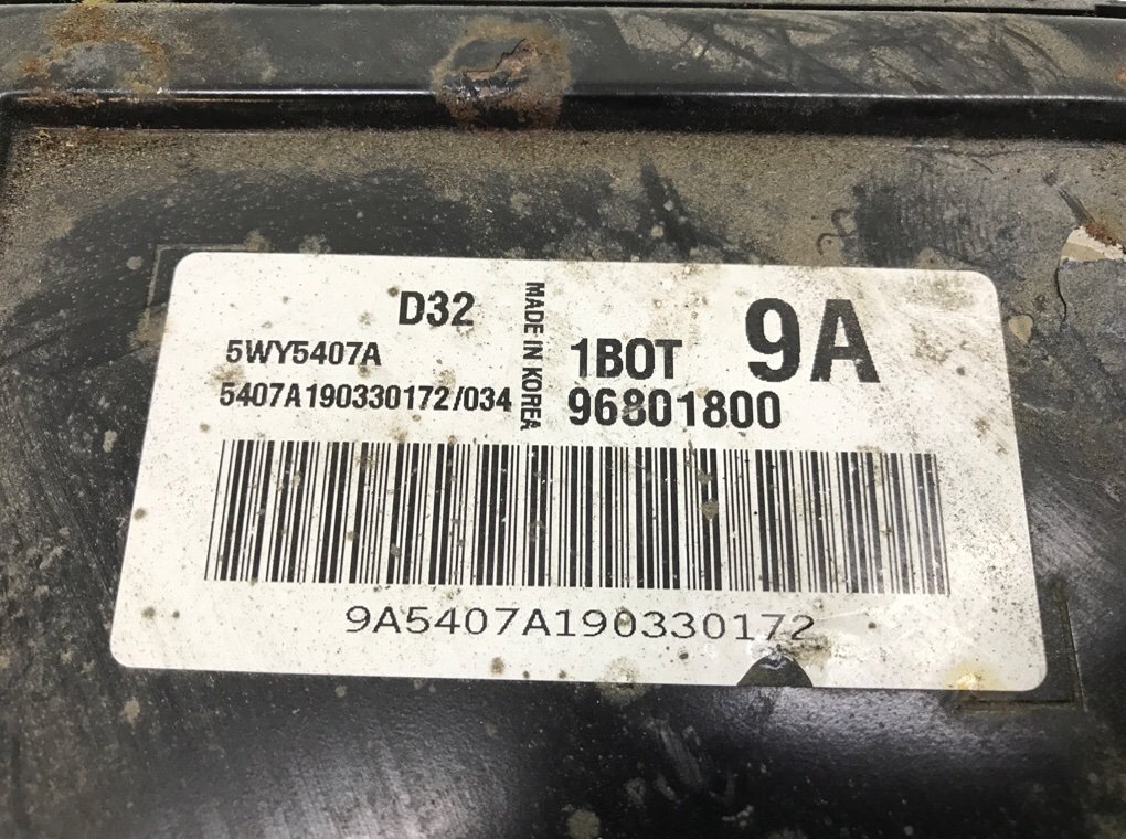 Блок управления двигателем бу для Chevrolet Matiz  0.8 i,  2009 г.