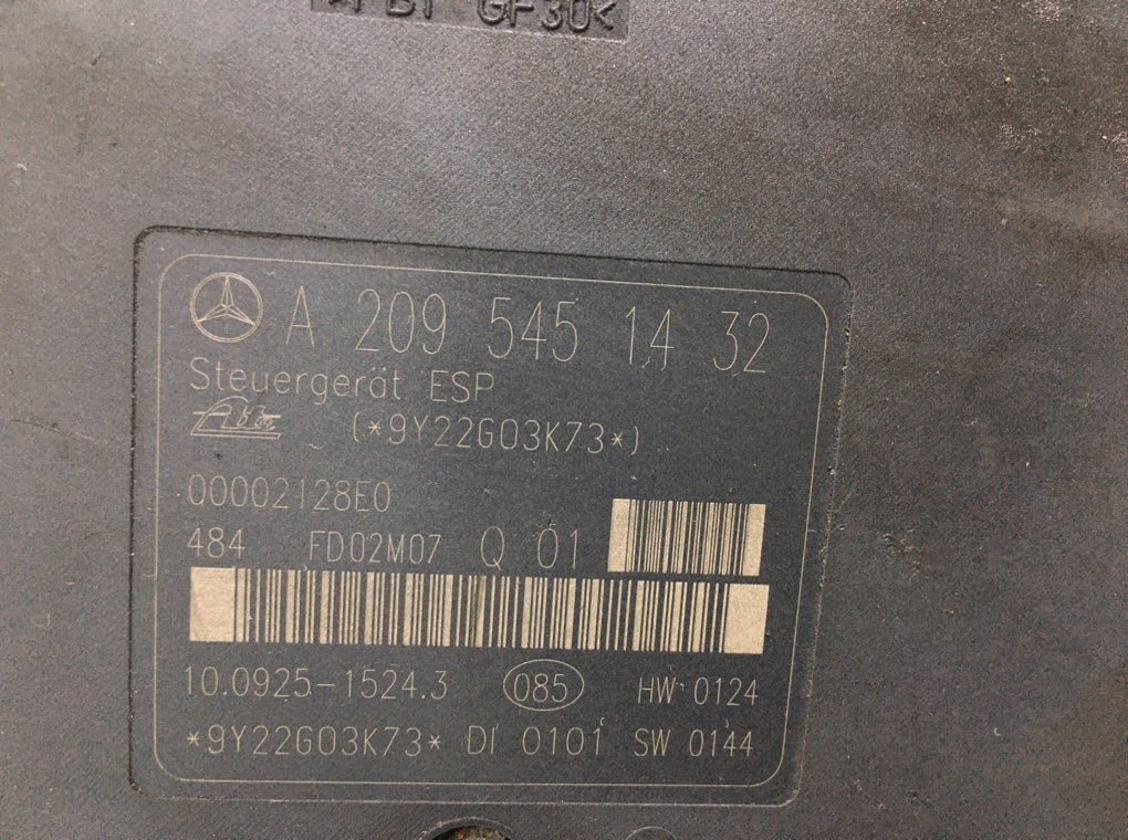 Блок ABS бу для Mercedes C W203 2.2 CDi,  2002 г.