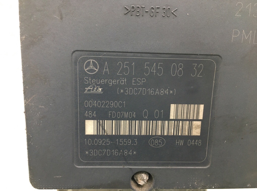 Блок ABS бу для Mercedes ML W164 3.0 CDi,  2007 г.