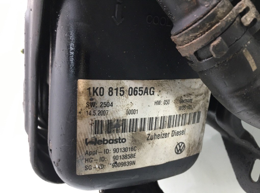 Автономный отопитель бу для Volkswagen Touran  1.9 TDi,  2007 г.