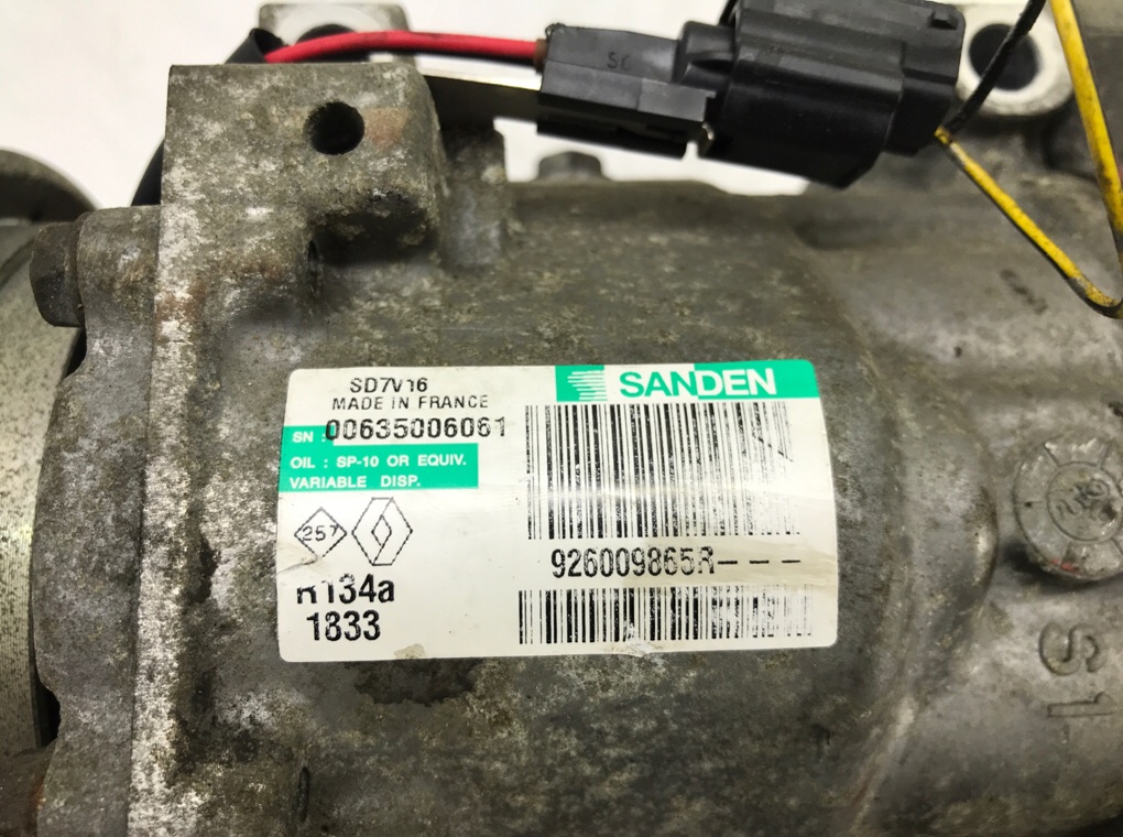 Компрессор кондиционера бу для Nissan Qashqai  1.5 DCi,  2010 г.