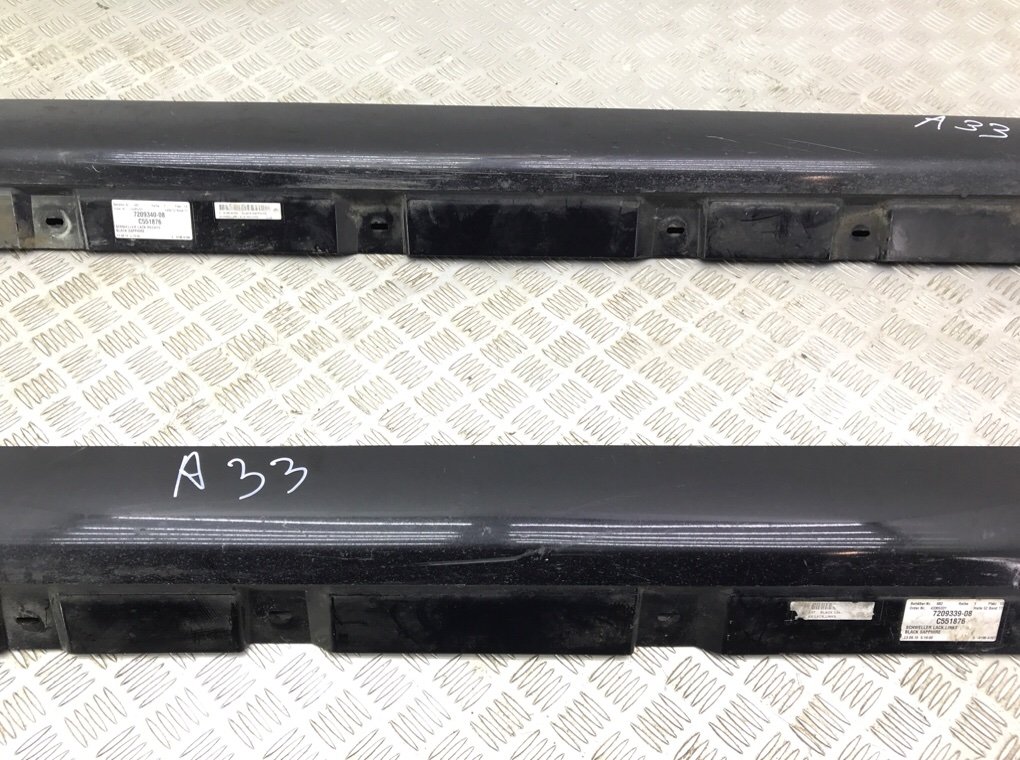 Накладка на порог бу для BMW 7 F01/F02 3.0 TD,  2011 г.