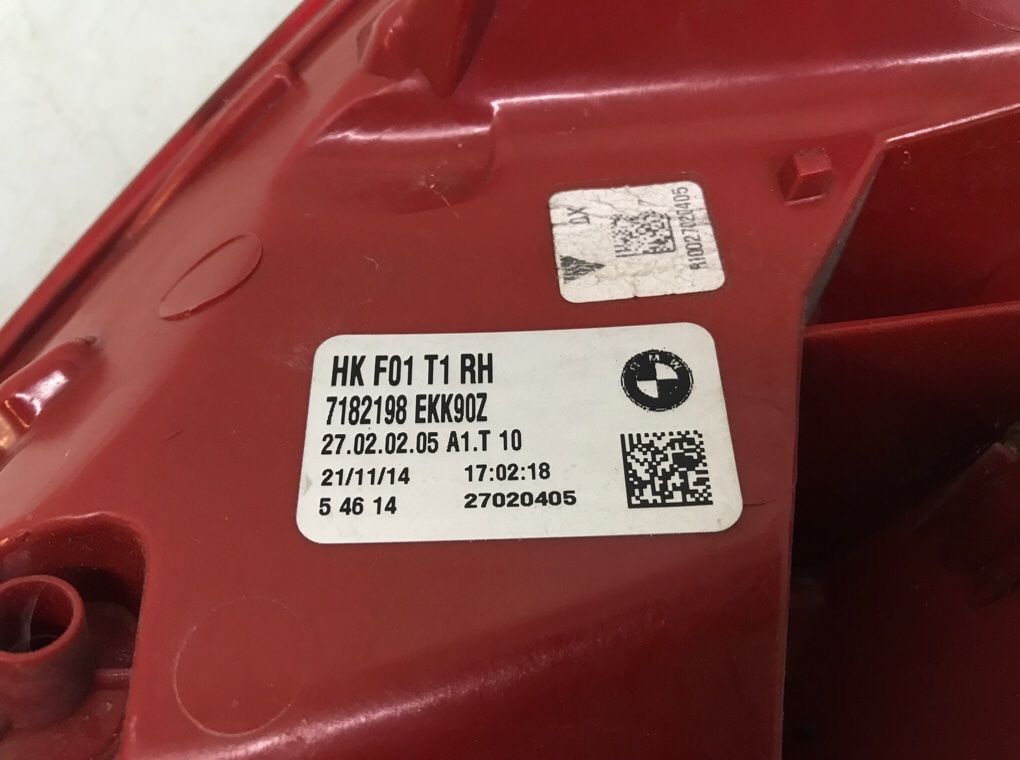 Фонарь задний правый бу для BMW 7 F01/F02 3.0 TD,  2011 г.