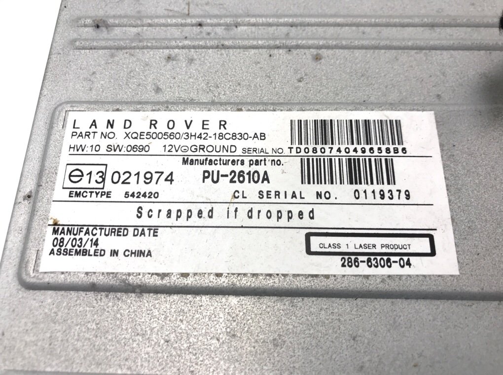 CD-чейнджер бу для Land Rover Range Rover 3 3.6 TD,  2008 г.