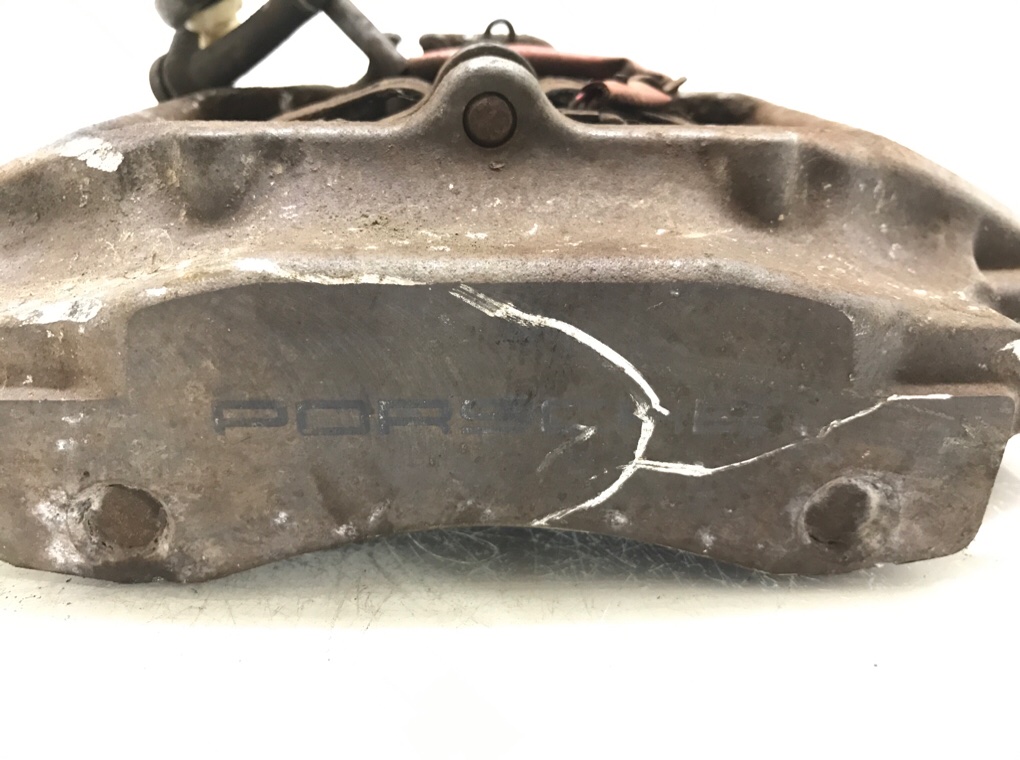 Суппорт задний правый бу для Porsche Boxster  2.7 i,  2002 г.