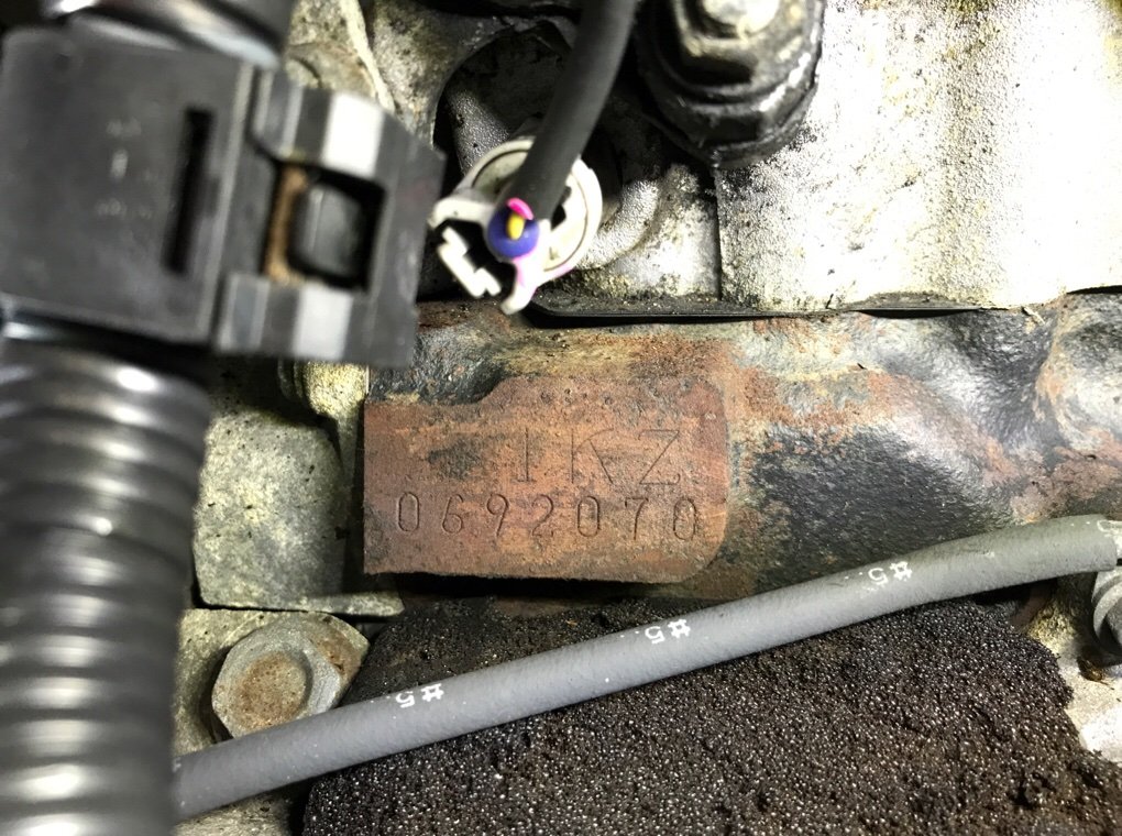 Двигатель (ДВС)  бу для Toyota Land Cruiser Prado 90 3.0 D,  1999 г.