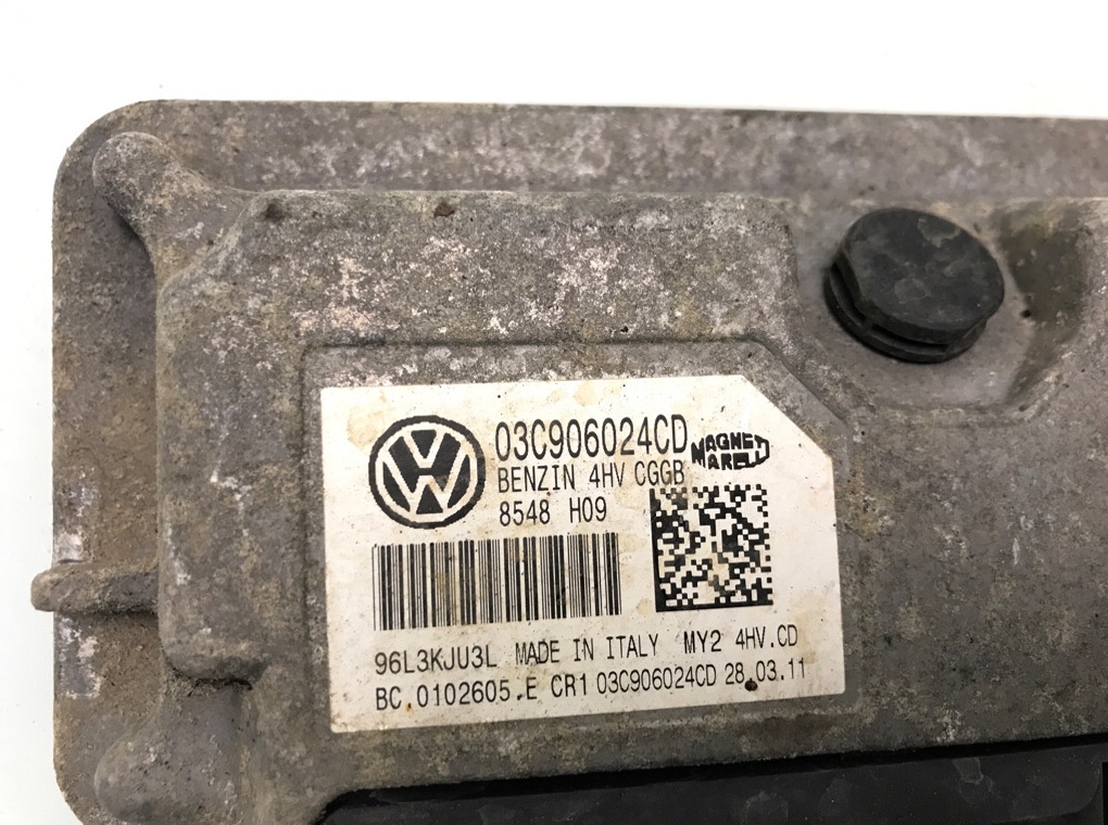 Блок управления двигателем бу для Seat Ibiza 4 1.4 i,  2011 г.
