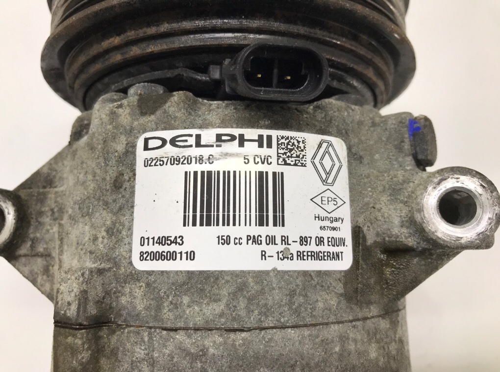 Компрессор кондиционера бу для Renault Scenic 2 1.6 i, 2007 г. Компрессор кондиционера бу для Renault Scenic 2 1.6 i, 2007 г.