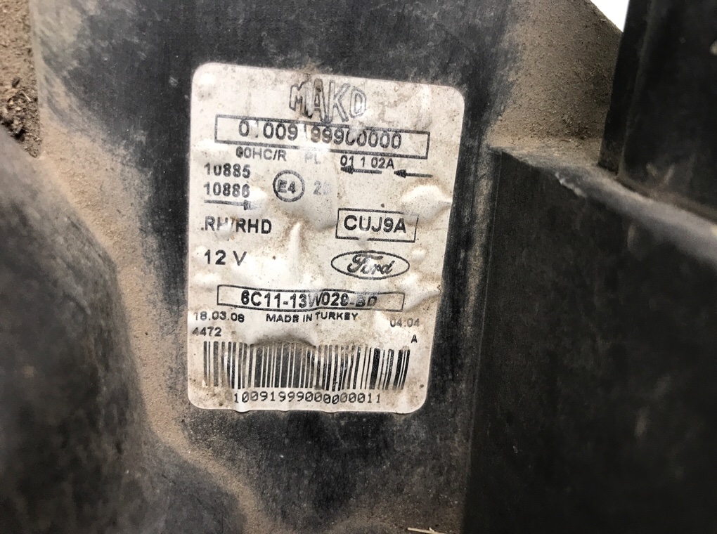 Фара правая бу для Ford Transit 7 2.4 TDCi,  2010 г.