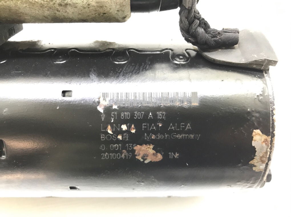 Стартер бу для Fiat Punto 3 1.3 TD, 2010 г. Стартер бу для Fiat Punto 3 1.3 D, 2010 г.