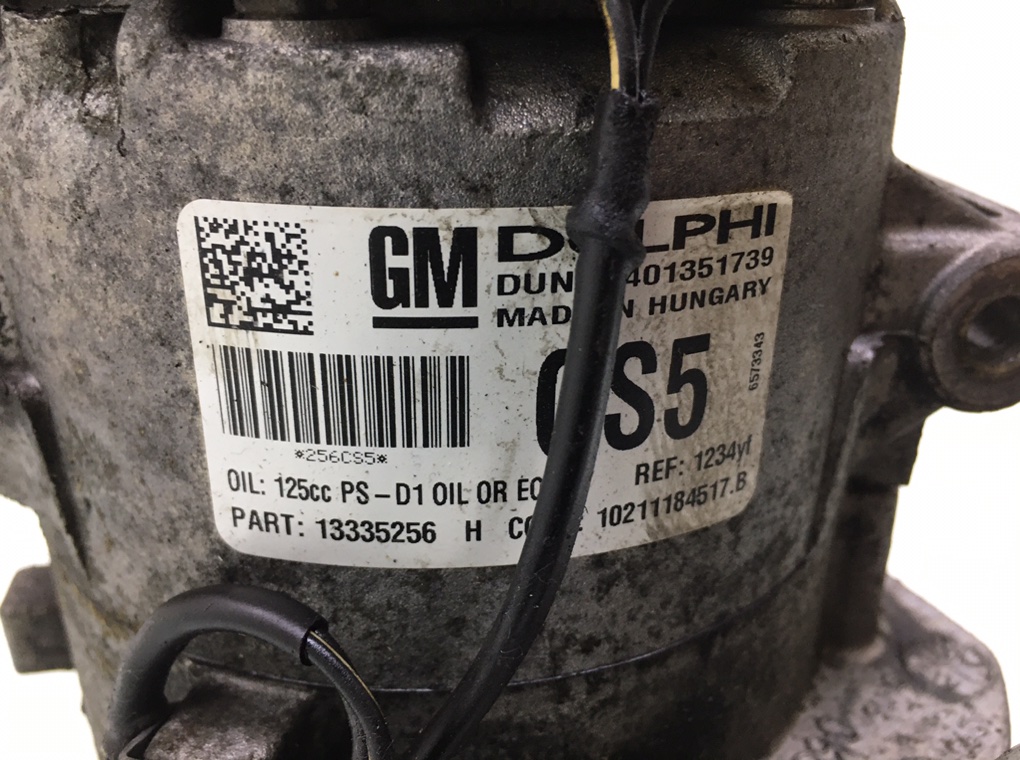 Компрессор кондиционера бу для Opel Astra J 1.4 i,  2012 г.