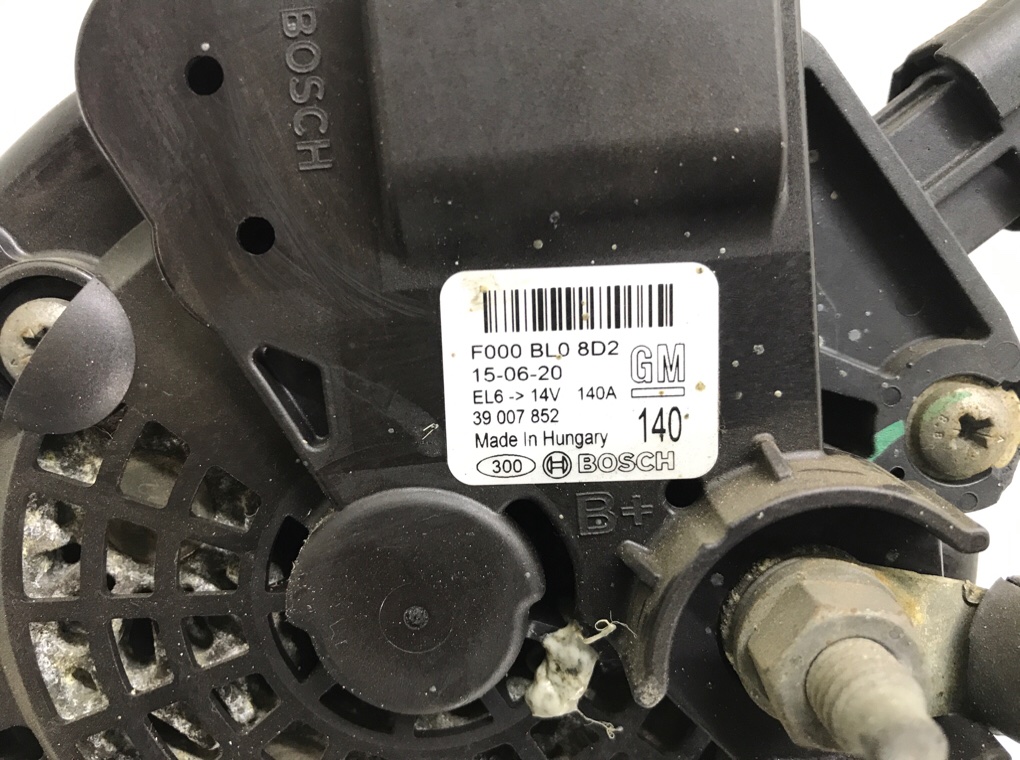 Генератор бу для Opel Zafira C 2.0 CDTI,  2015 г.