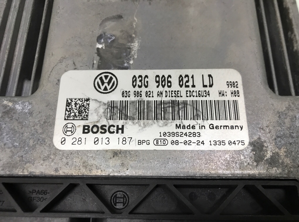 Блок управления двигателем бу для Skoda Octavia A5 2.0 TDi,  2008 г.