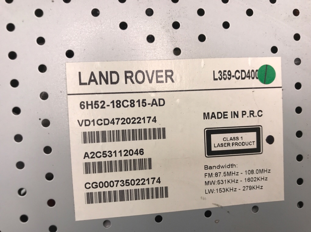 Магнитола бу для Land Rover Freelander 2 2.2 TD, 2007 г. Магнитола бу для Land Rover Freelander 2 2.2 TD, 2007 г.