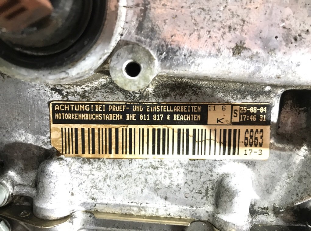 Двигатель (ДВС)  бу для Audi TT  3.2 i,  2004 г.