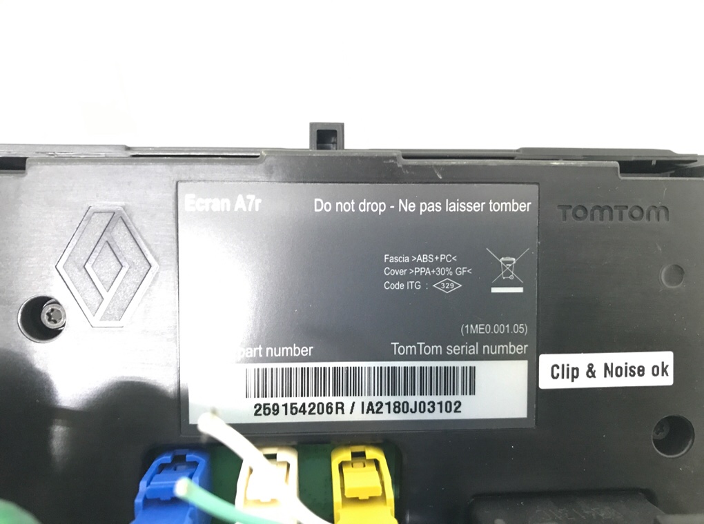 Дисплей бу для Renault Scenic 3 1.5 DCi, 2010 г. Дисплей бу для Renault Scenic 3 1.5 DCi, 2010 г.