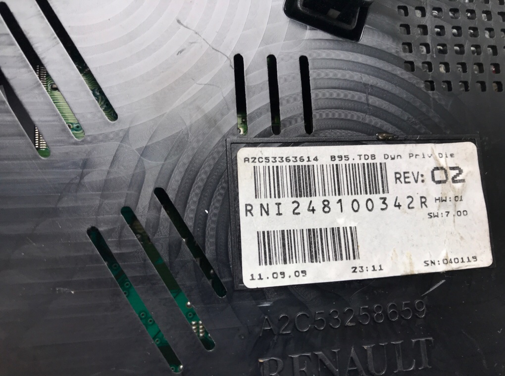 Щиток приборов (приборная панель) бу для Renault Megane 3 1.5 DCi,  2009 г.