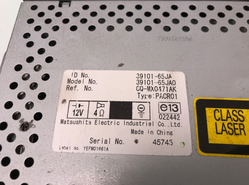 Магнитола бу для Suzuki Grand Vitara JT 2.0 i,  2006 г.