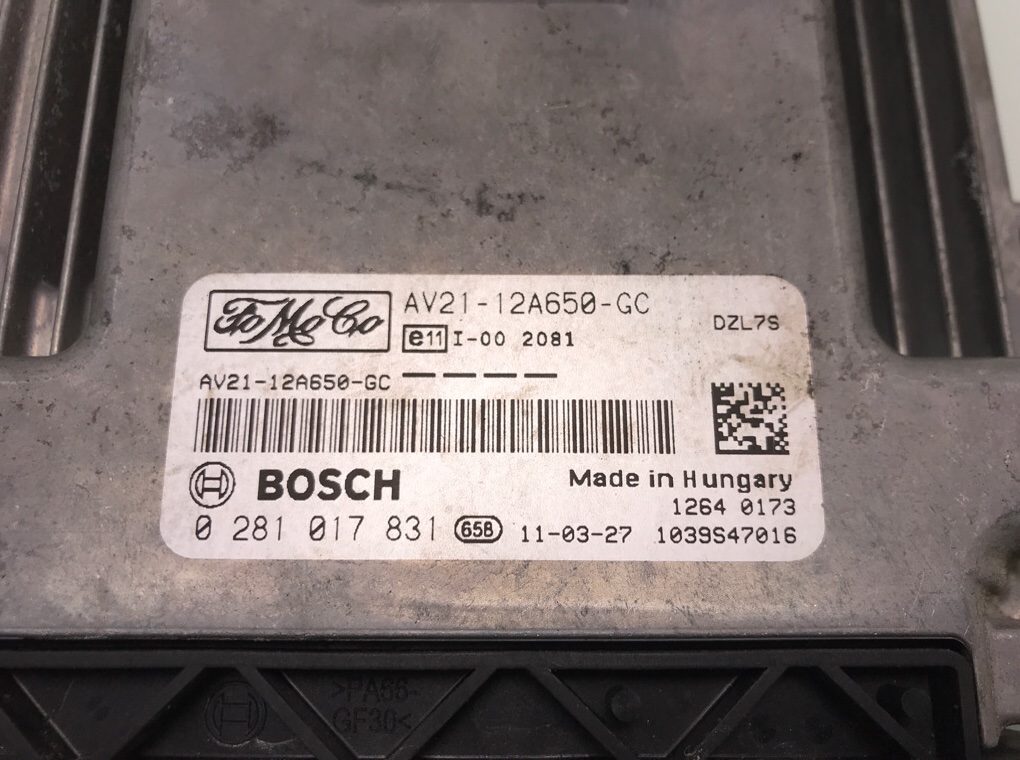 Блок управления двигателем бу для Ford Fiesta 6 1.4 TDCI,  2011 г.