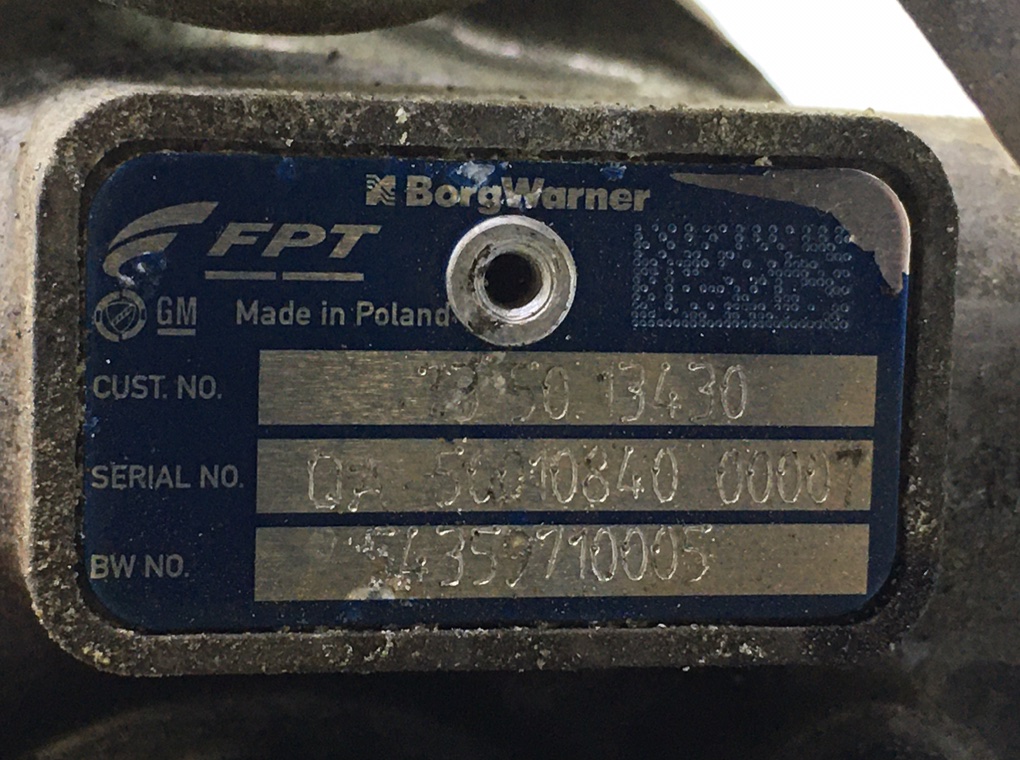 Турбина бу для Opel Corsa D 1.3 CDTi,  2009 г.