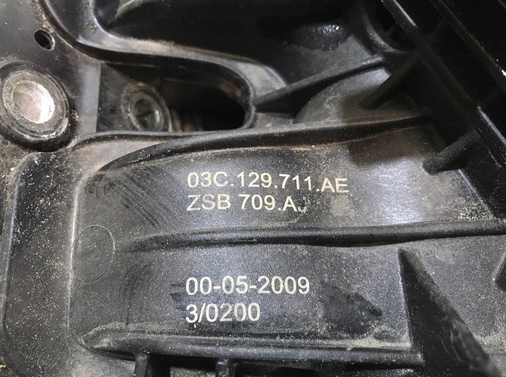 Коллектор впускной бу для Volkswagen Scirocco  1.4 TSI,  2009 г.