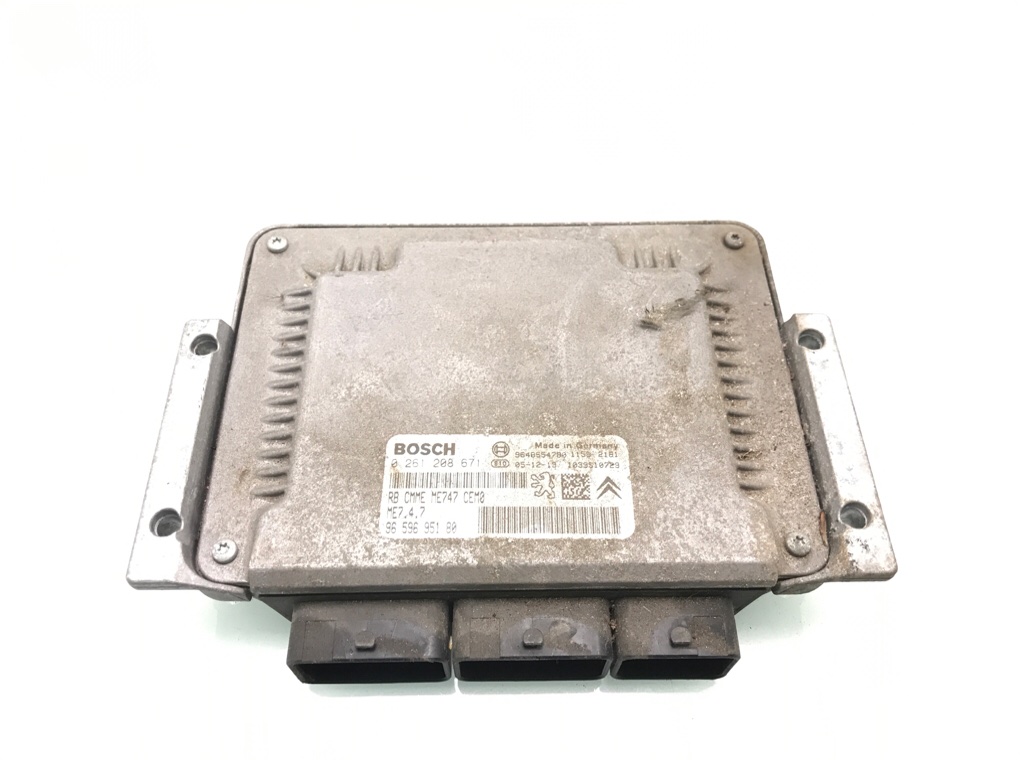 Блок управления двигателем бу для Peugeot 607  3.0 i,  2006 г.