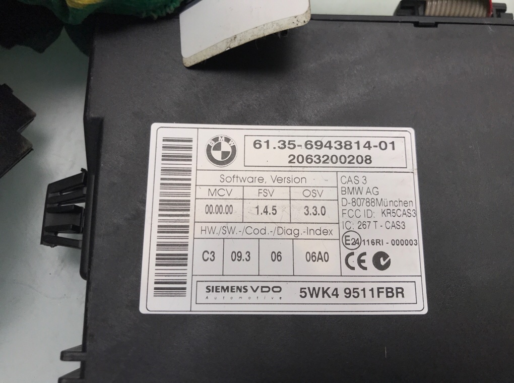 Замок зажигания бу для BMW 5 E60/E61 3.0 TD,  2006 г.